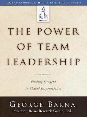 cover image of The Power of Team Leadership